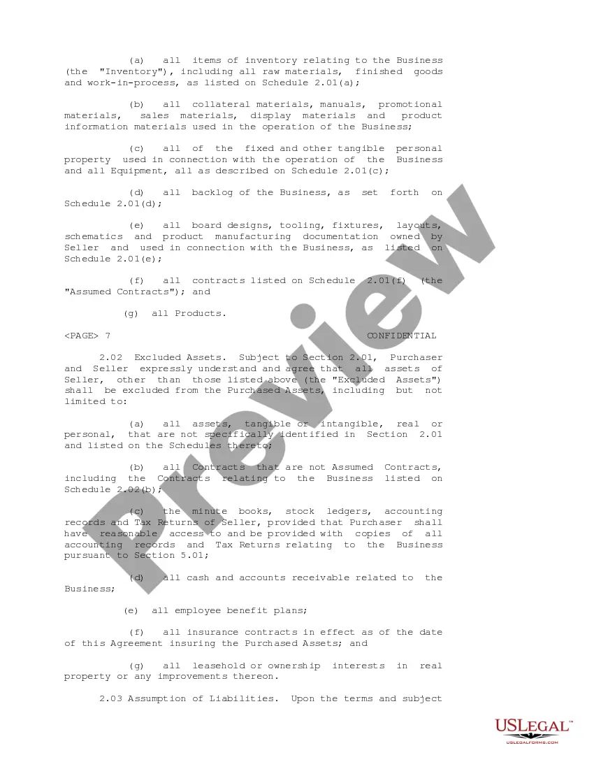 Get Sample Asset Purchase Agreement between Centennial Technologies, Inc. and Intel Corporation - Sample Preview Sample Asset Purchase Agreement between Centennial Technologies, Inc. and Intel Corporation - Sample