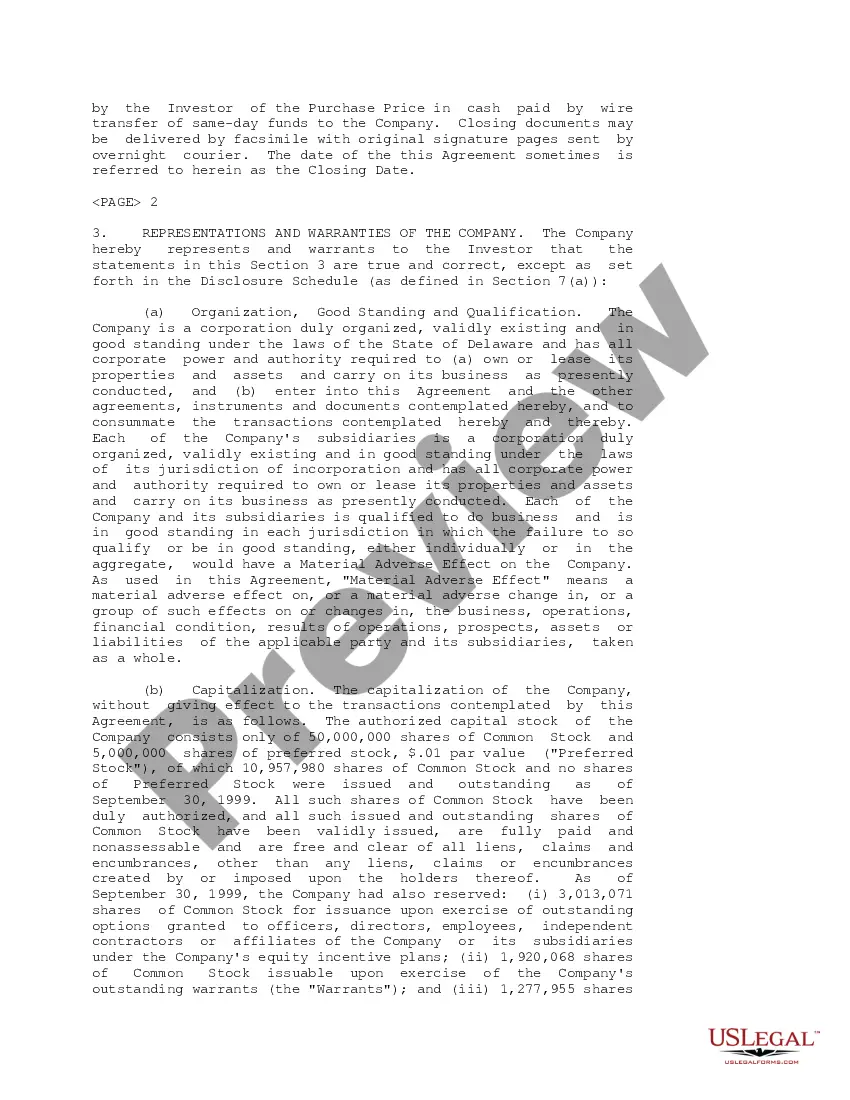 Get Sample Stock Purchase and Investor Rights Agreement of Esoft, Inc. Preview Sample Stock Purchase and Investor Rights Agreement of Esoft, Inc.