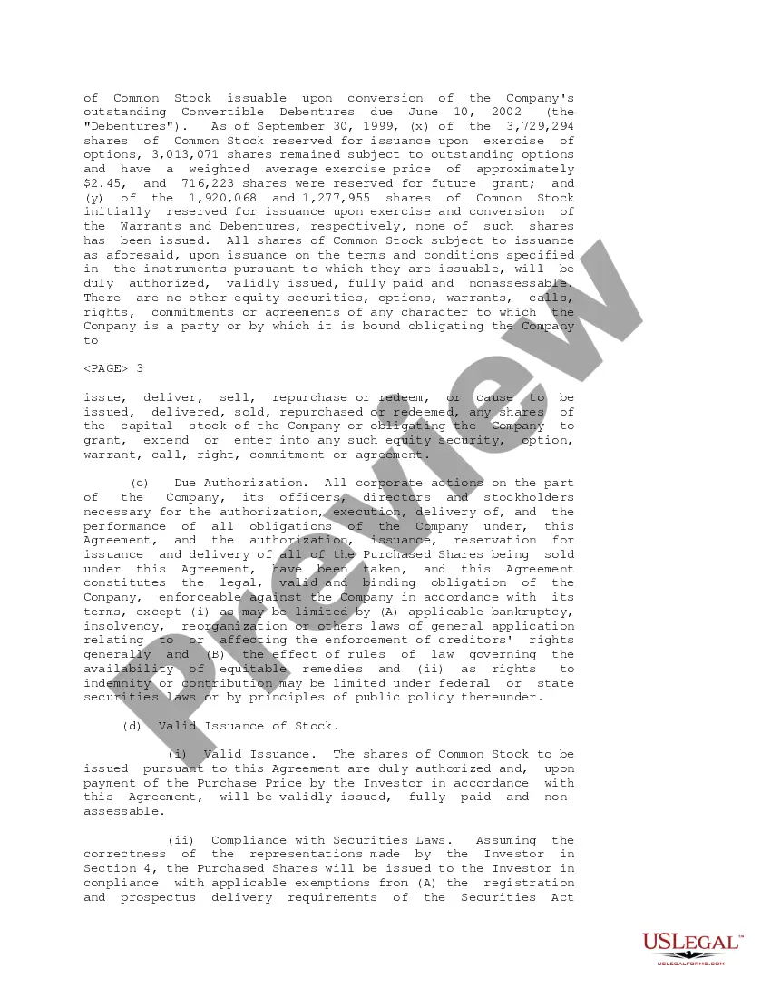 Get Sample Stock Purchase and Investor Rights Agreement of Esoft, Inc. Preview Sample Stock Purchase and Investor Rights Agreement of Esoft, Inc.