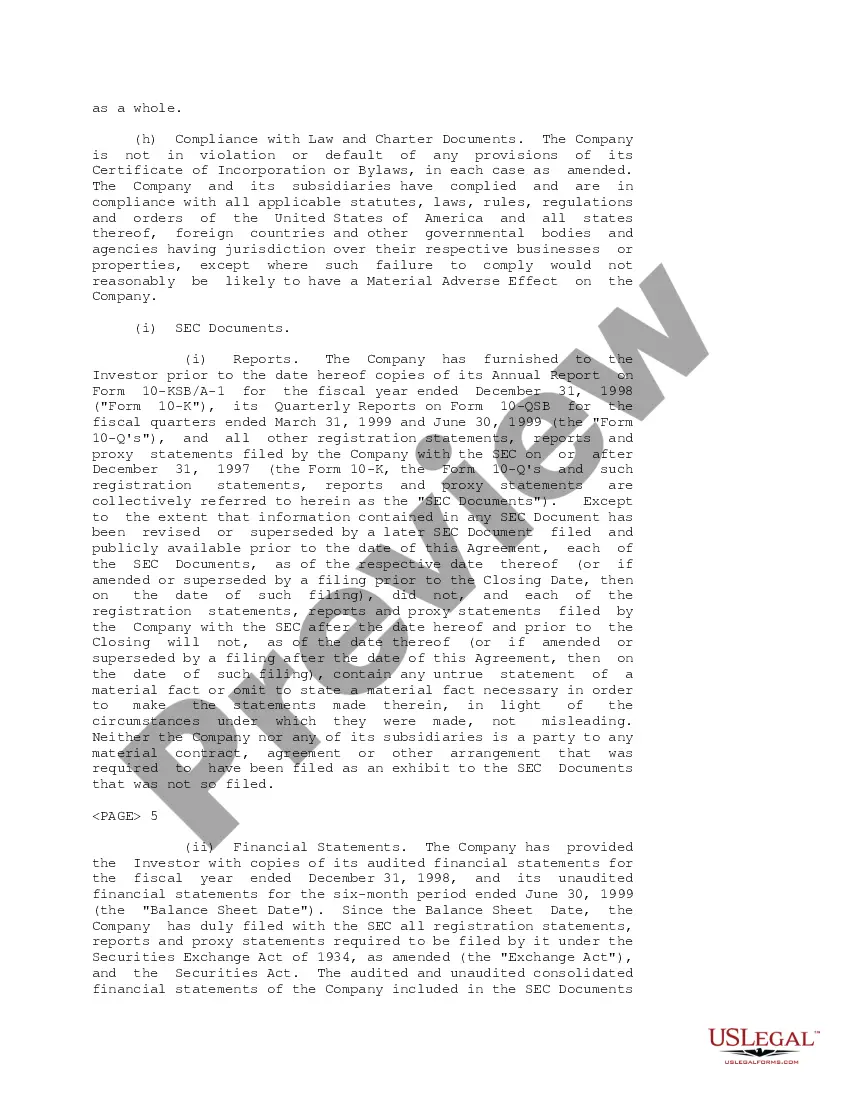 Get Sample Stock Purchase and Investor Rights Agreement of Esoft, Inc. Preview Sample Stock Purchase and Investor Rights Agreement of Esoft, Inc.
