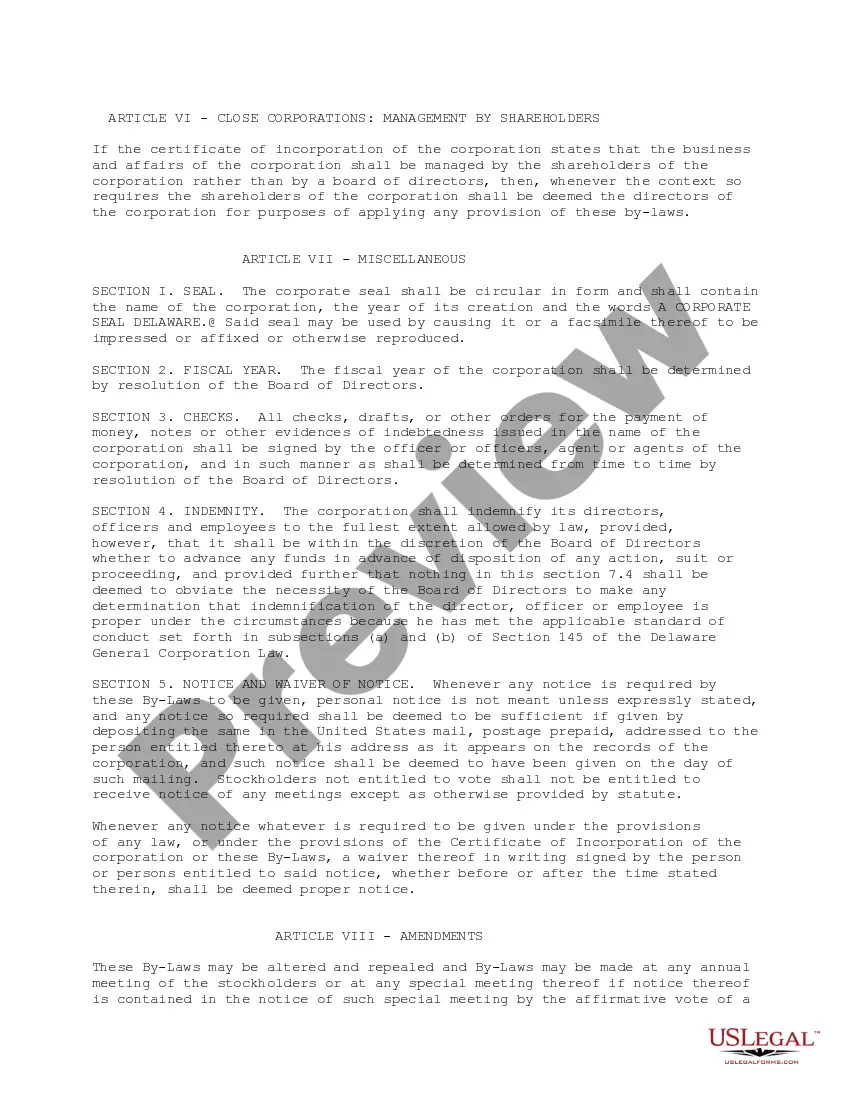 Get Bylaws of Lorelei Corporation Preview Bylaws of Lorelei Corporation