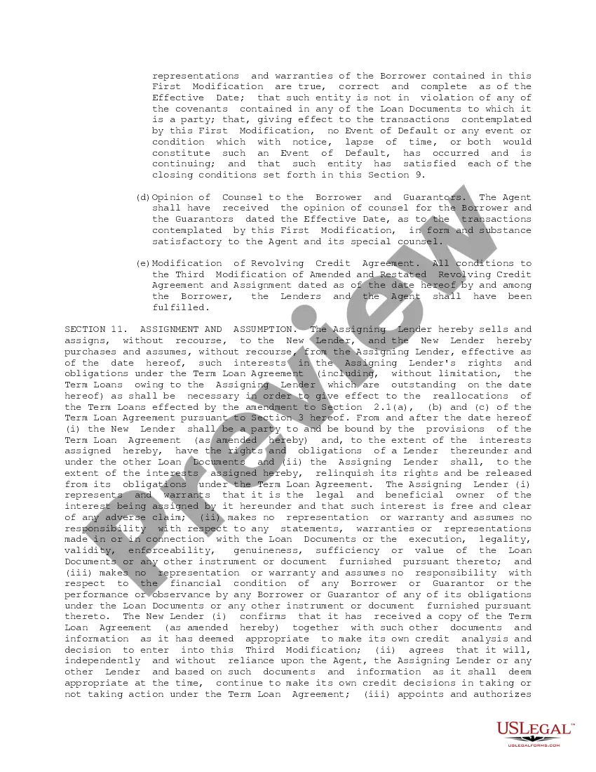 Preview Term Loan Agreement