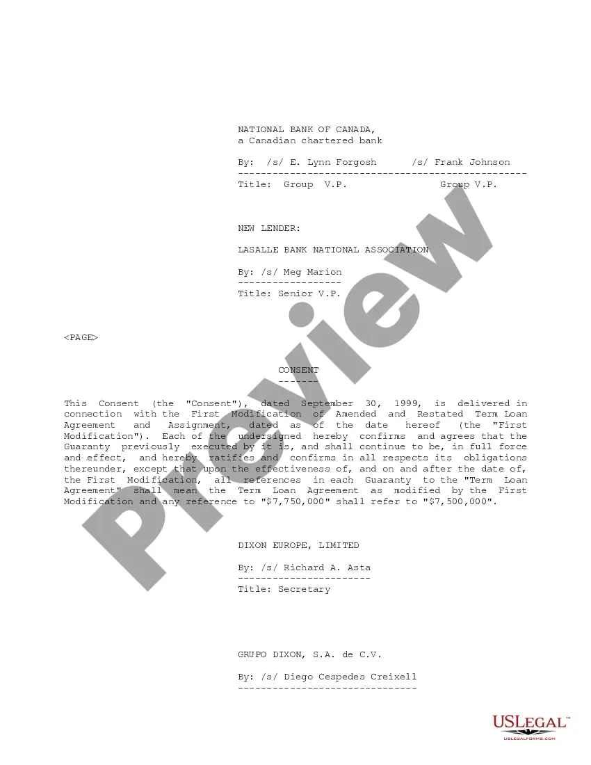 Preview Term Loan Agreement