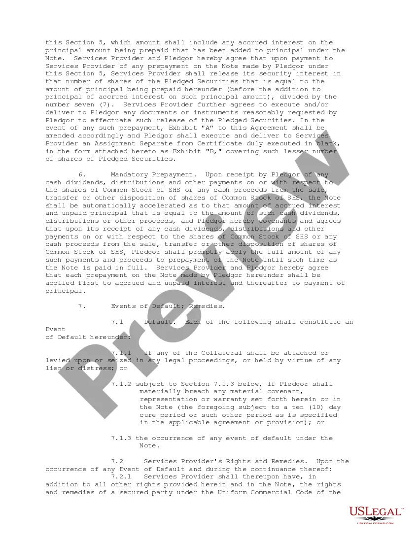 Preview Stock Pledge Agreement by Portola Company IV LLC for Portola Packaging, Inc.