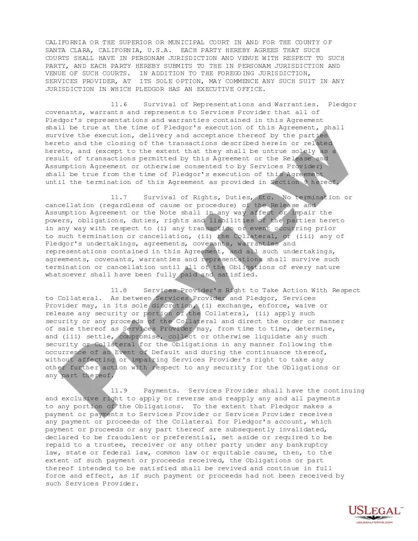 Preview Stock Pledge Agreement by Portola Company IV LLC for Portola Packaging, Inc.