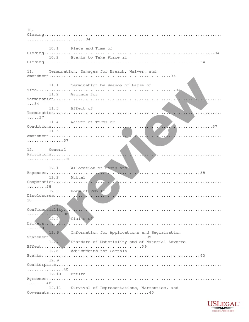 Get Plan of Merger between two corporations Preview Plan of Merger between two corporations
