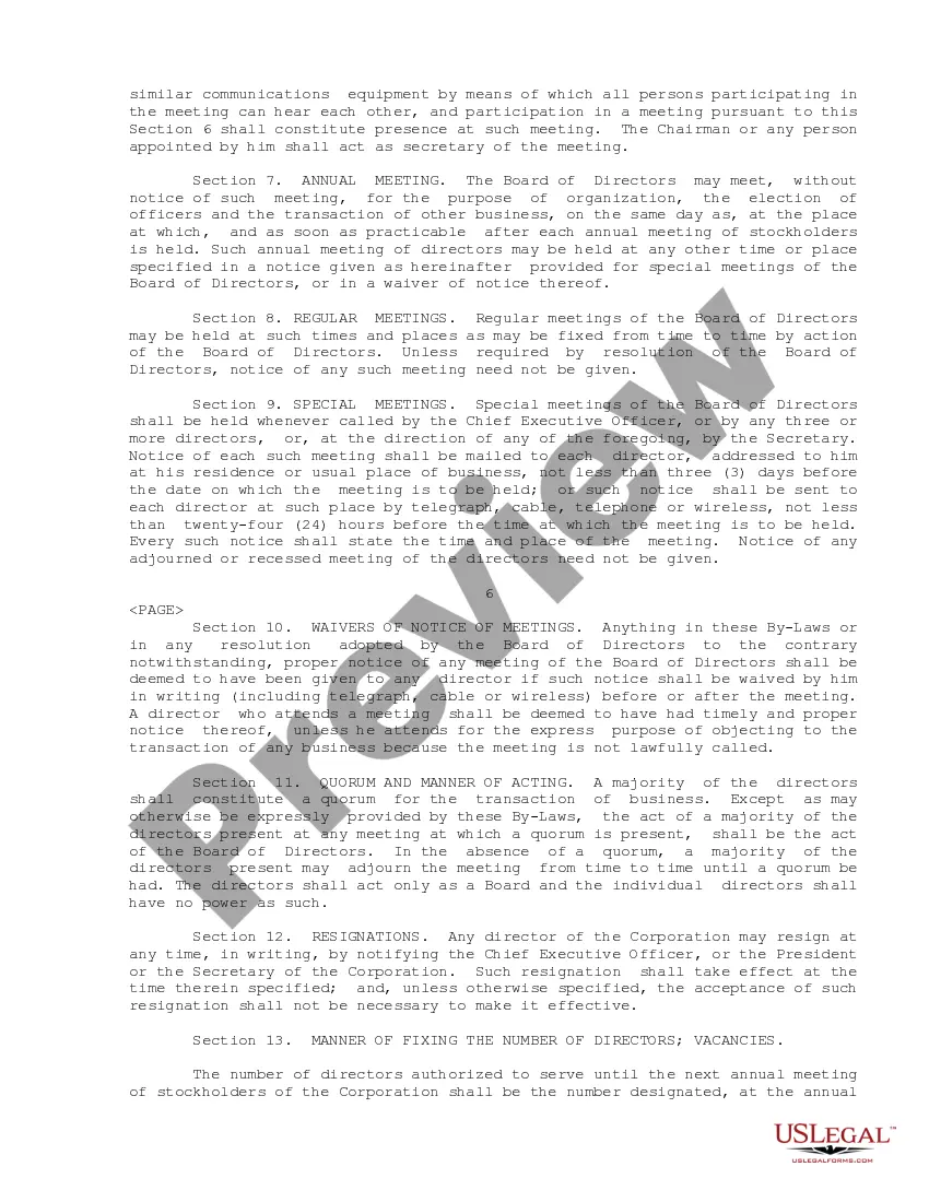 Preview Bylaws of NBT Bancorp, Inc.