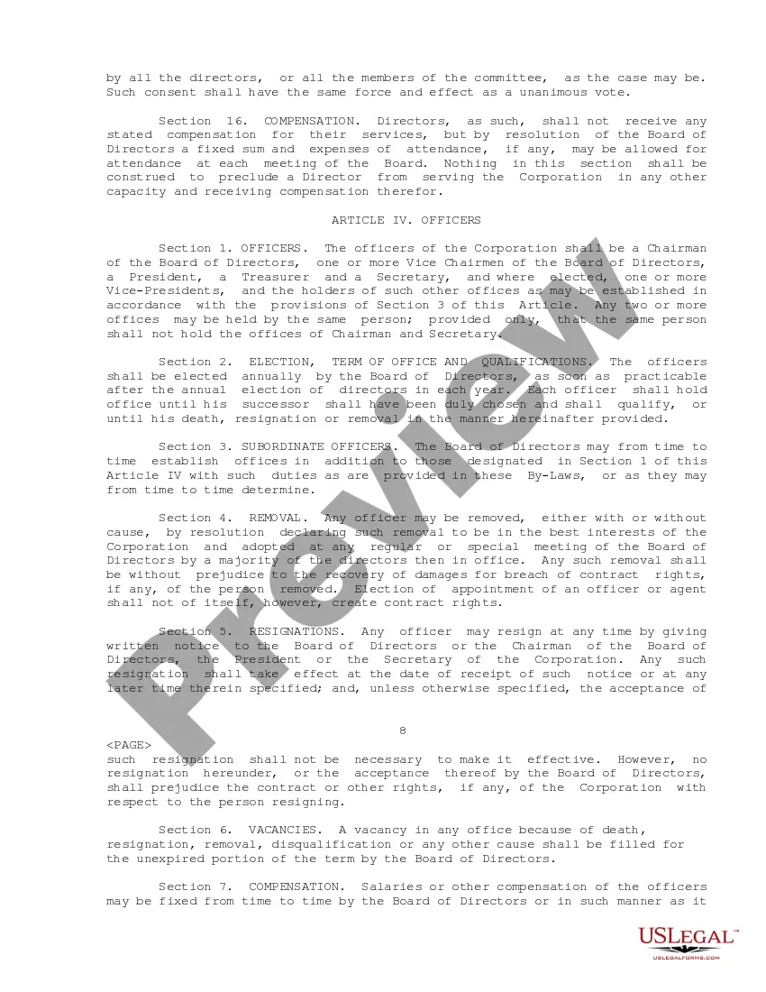 Preview Bylaws of NBT Bancorp, Inc.