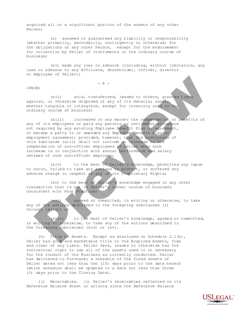 Get Sample Asset Purchase Agreement between Warner Power, LLC, Warner Power Conversion, LLC, WPI Power Systems, Inc., WPI Electronics, Inc. and WPI Group, Inc. Preview Sample Asset Purchase Agreement between Warner Power, LLC, Warner Power Conversion, LLC, WPI Power Systems, Inc., WPI Electronics, Inc. and WPI Group, Inc.