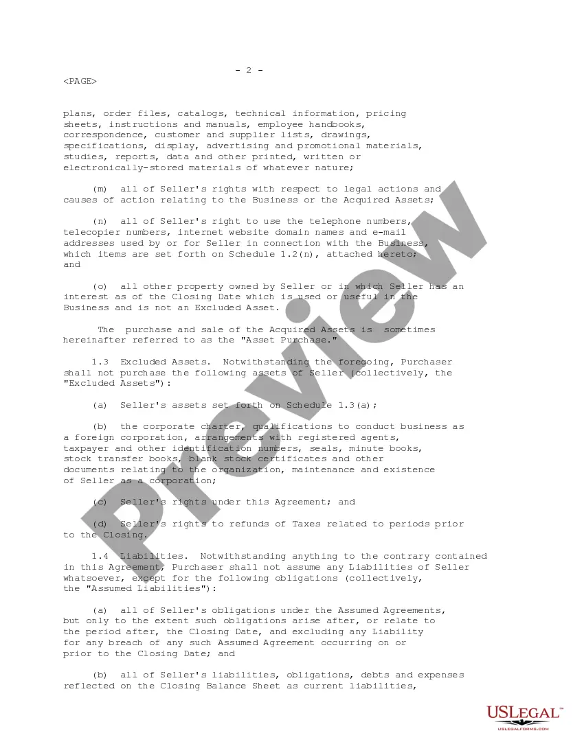Get Sample Asset Purchase Agreement between Warner Power, LLC, Warner Power Conversion, LLC, WPI Power Systems, Inc., WPI Electronics, Inc. and WPI Group, Inc. Preview Sample Asset Purchase Agreement between Warner Power, LLC, Warner Power Conversion, LLC, WPI Power Systems, Inc., WPI Electronics, Inc. and WPI Group, Inc.