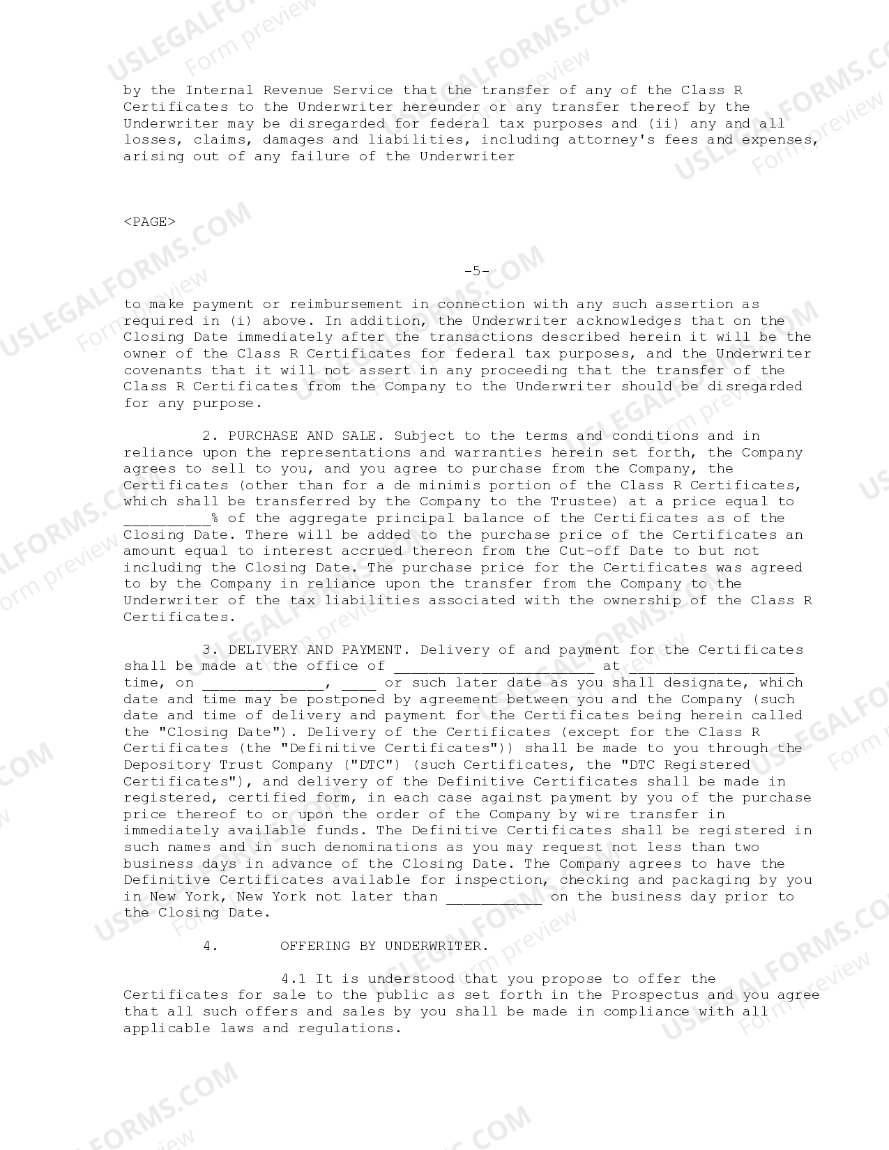 Underwriting Agreement of Ameriquest Mortgage Securities, Inc