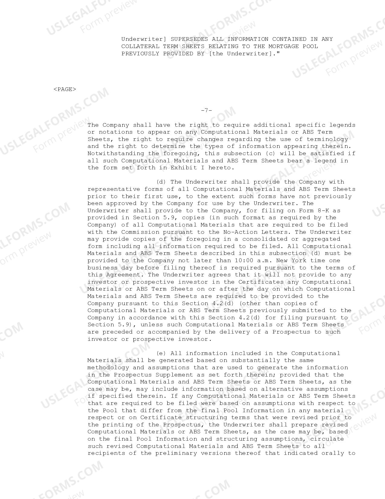 Underwriting Agreement of Ameriquest Mortgage Securities, Inc