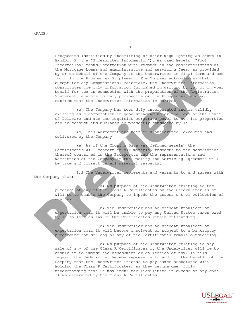 Get Underwriting Agreement of Ameriquest Mortgage Securities, Inc. Preview Underwriting Agreement of Ameriquest Mortgage Securities, Inc.