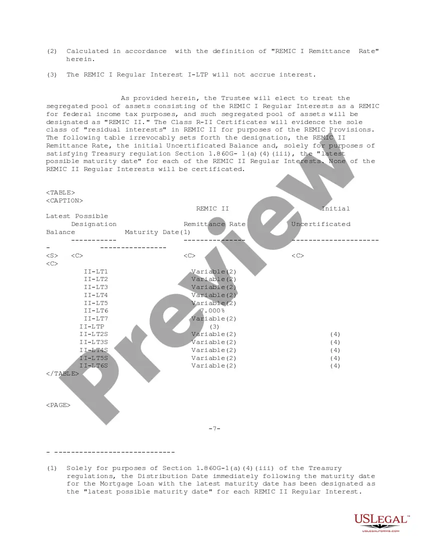 Get Pooling and Servicing Agreement of Ameriquest Mortgage Securities, Inc. Preview Pooling and Servicing Agreement of Ameriquest Mortgage Securities, Inc.
