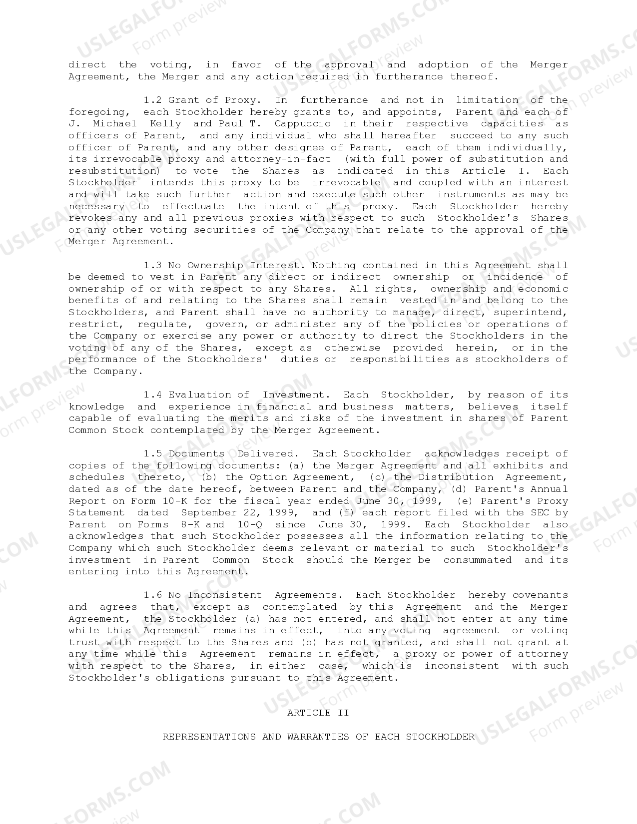 Stockholders Agreement Between America Online Inc MQ Acquisition Inc And Mapquest Com Inc 