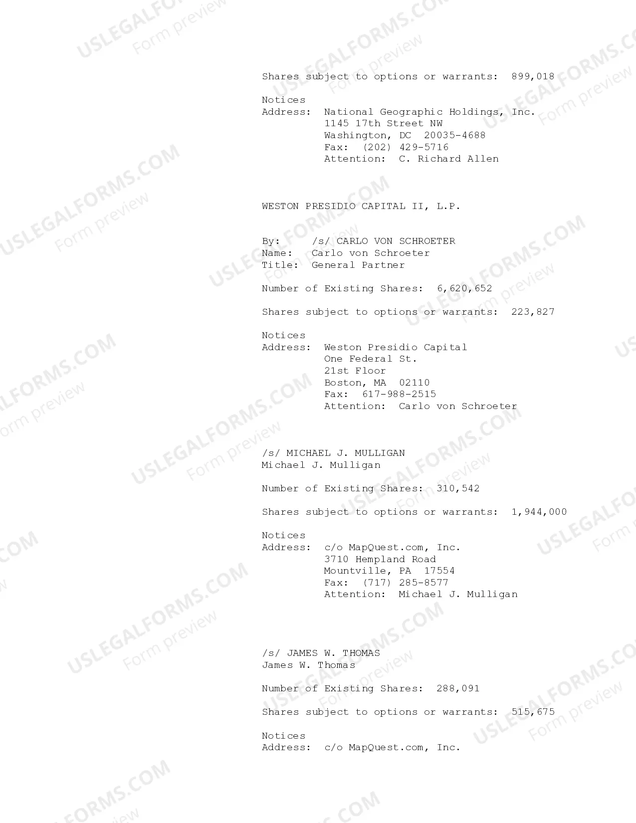 Preview Stockholders Agreement between America Online, Inc., MQ Acquisition, Inc., and Mapquest.Com, Inc.