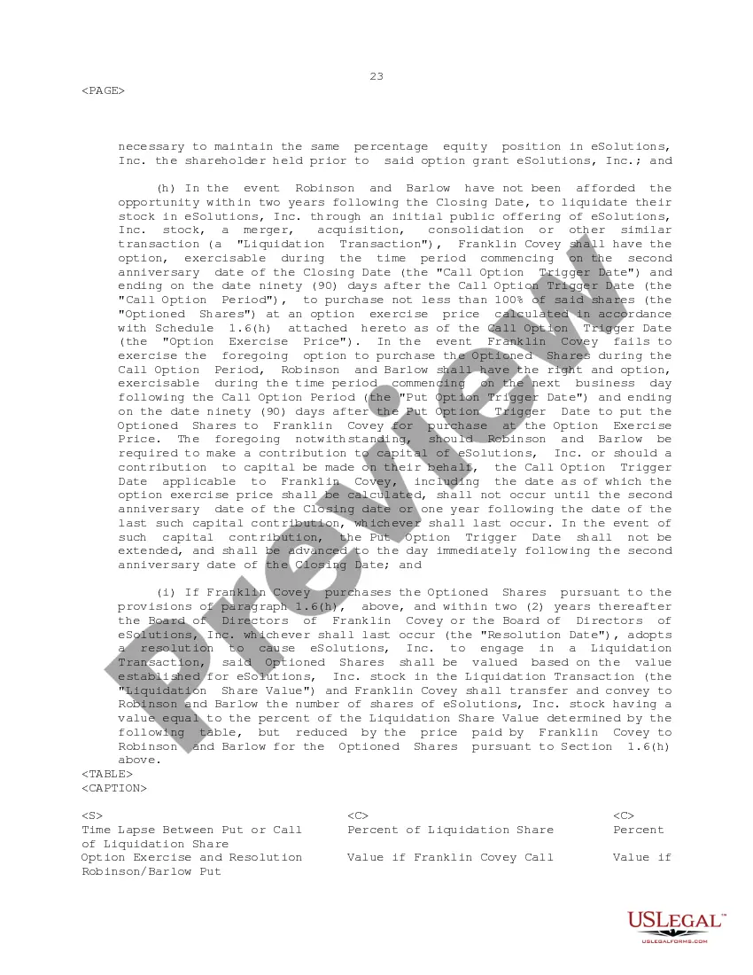 Get Sample Partnership Interest Purchase Agreement between Franklin Covey Company, Daytracker.com, et al Preview Sample Partnership Interest Purchase Agreement between Franklin Covey Company, Daytracker.com, et al