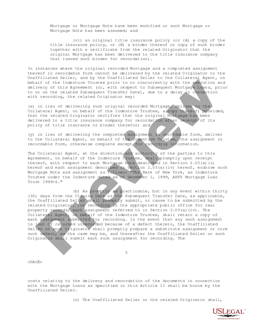 Get Sale and Servicing Agreement Preview Sale and Servicing Agreement