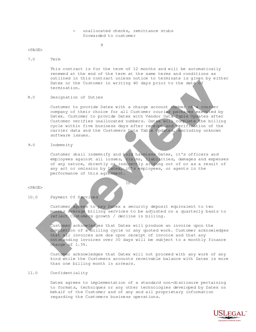 Get Customer Service Agreement between Access Power Canada, Inc. and Datex Communications Corp Preview Customer Service Agreement between Access Power Canada, Inc. and Datex Communications Corp