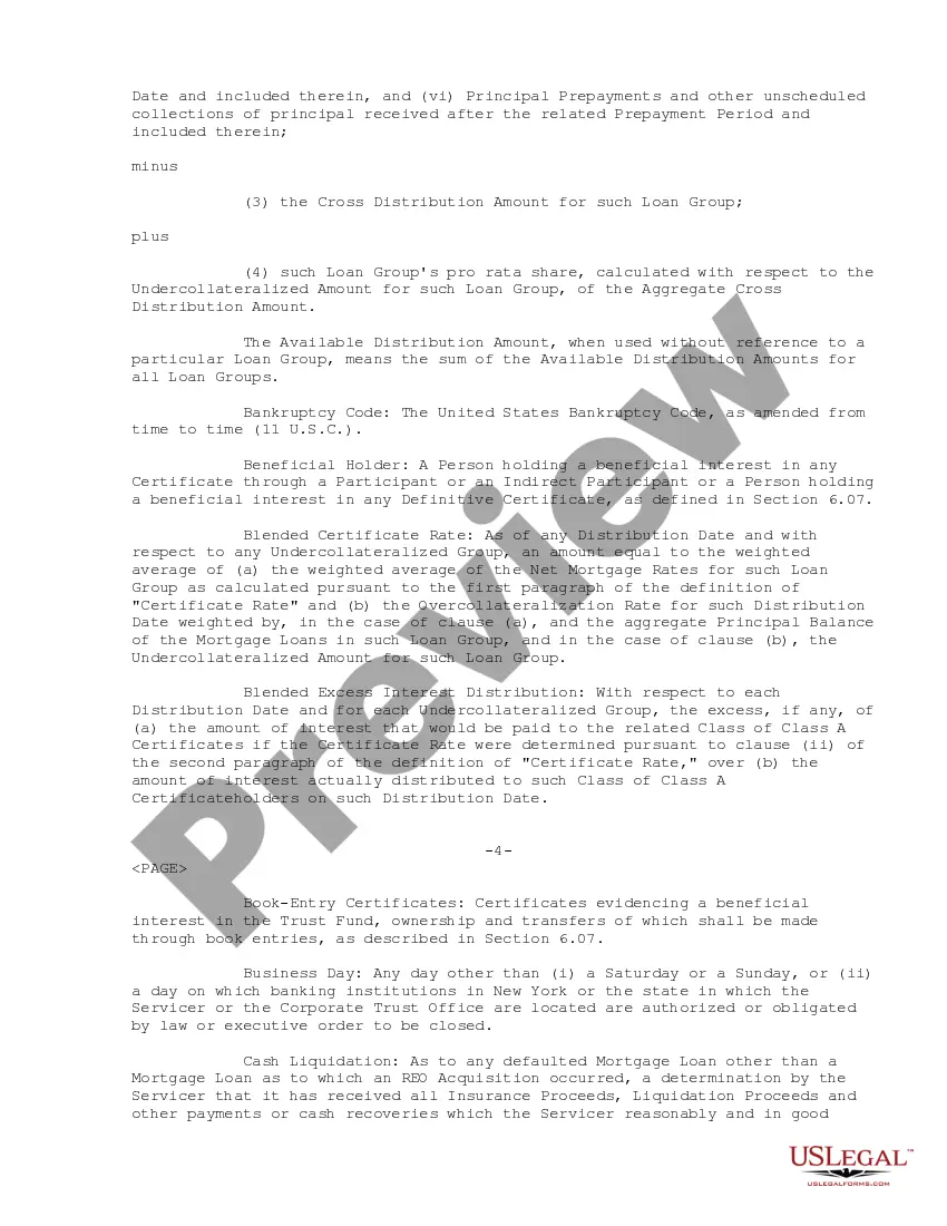 Get Pooling and Servicing Agreement between Credit Suisse First Boston Mortgage Securities Corp., Washington Mutual Bank F.A. and Bank One Preview Pooling and Servicing Agreement between Credit Suisse First Boston Mortgage Securities Corp., Washington Mutual Bank F.A. and Bank One
