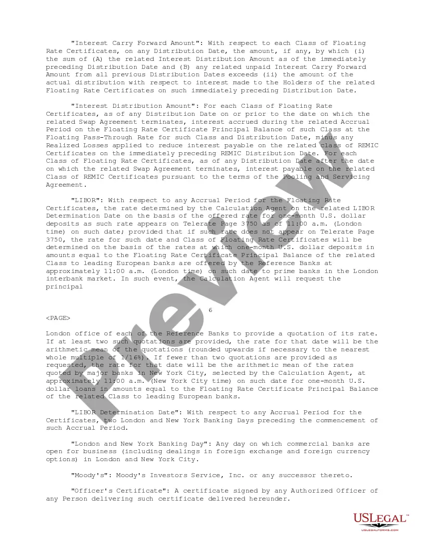 Get Grantor Trust Agreement between Credit Suisse First Boston Mortgage Securities Corp., Washington Mutual Bank FA and Bank One, National Assoc. Preview Grantor Trust Agreement between Credit Suisse First Boston Mortgage Securities Corp., Washington Mutual Bank FA and Bank One, National Assoc.