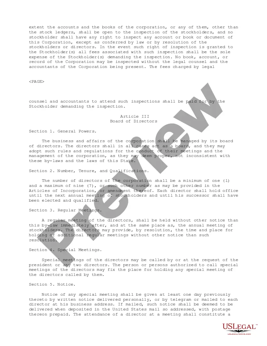 Get Bylaws of Professional Recovery Systems, Inc. Preview Bylaws of Professional Recovery Systems, Inc.