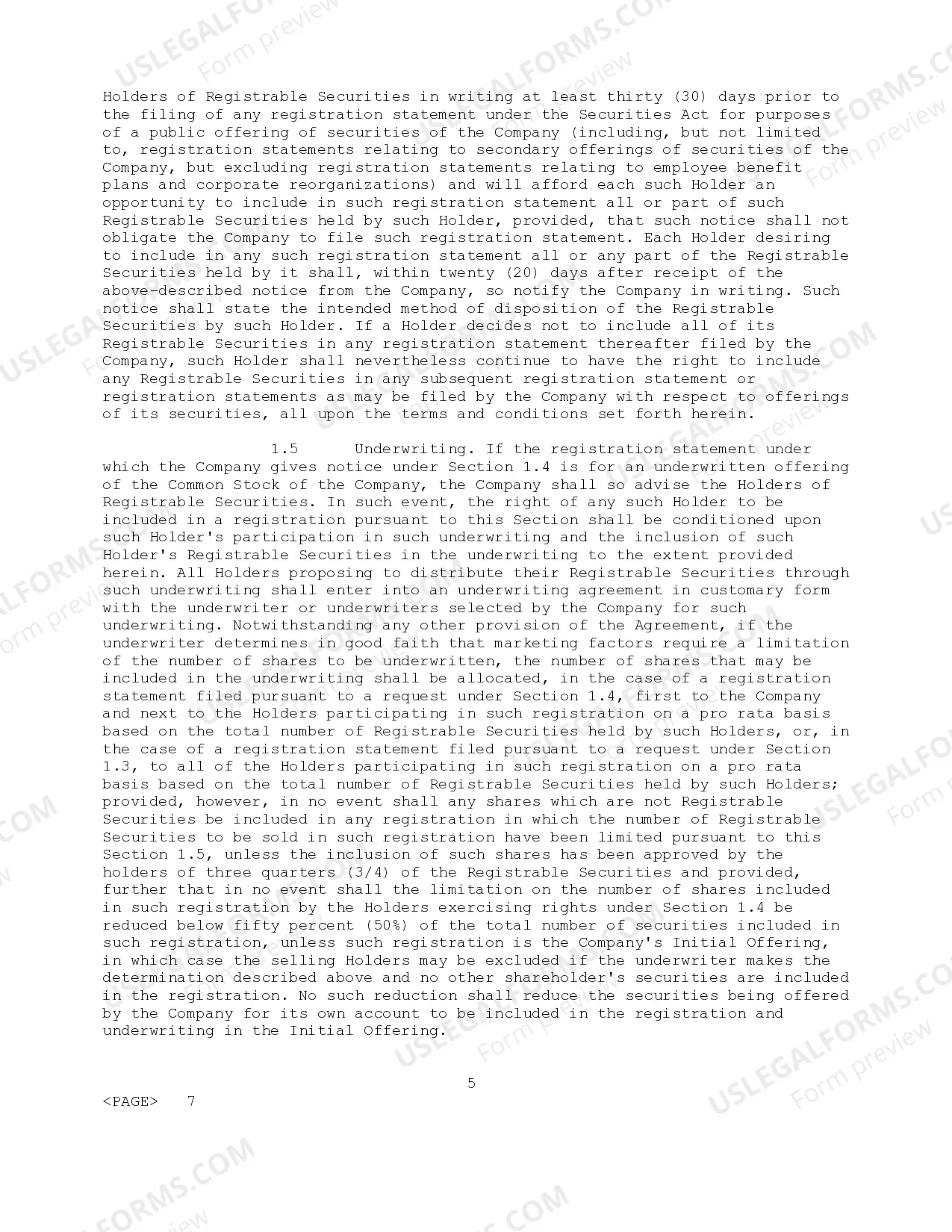 Preview Investors' Rights Agreement between Telocity, Inc., Existing Holders, and Founders