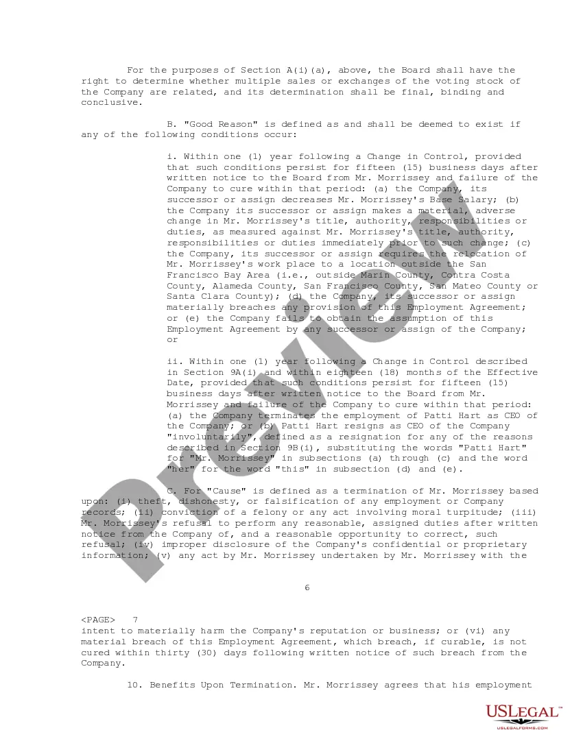 Get Sample Employment Agreement between Telocity, Inc. and Executive Vice President and Chief Marketing Officer Preview Sample Employment Agreement between Telocity, Inc. and Executive Vice President and Chief Marketing Officer