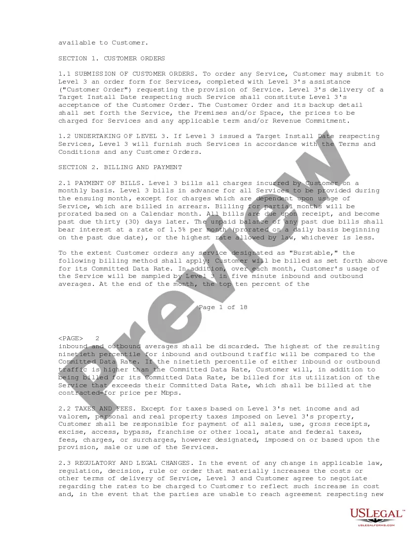 Get Private Line Service Level Agreement Preview Private Line Service Level Agreement