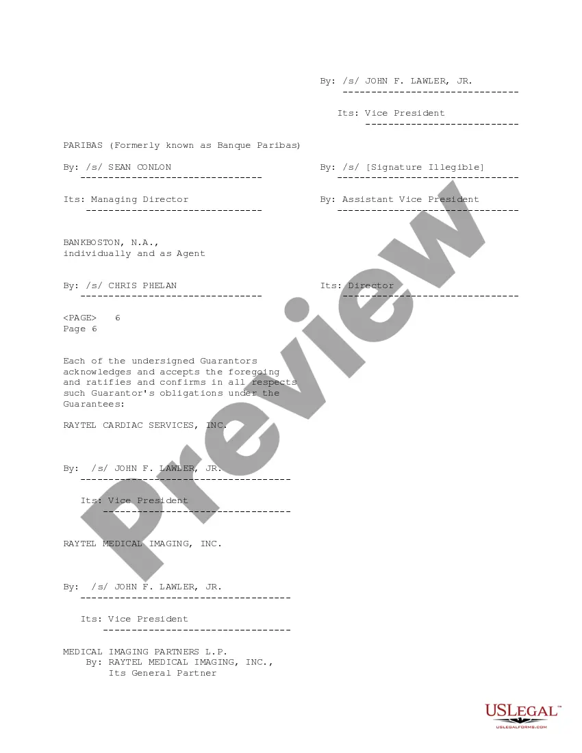 Get Fourth Amendment to Amended Restated Credit Agreement between Raytel Medical Corp, Bank Boston, N.A. and Banque Paribas Preview Fourth Amendment to Amended Restated Credit Agreement between Raytel Medical Corp, Bank Boston, N.A. and Banque Paribas