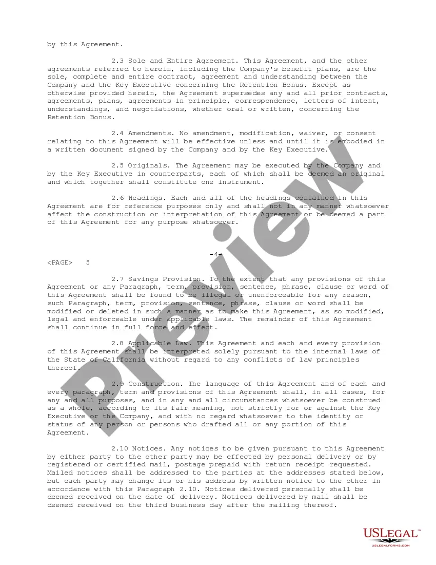 Get Key Management Retention Agreement of Raytel Medical Corporation Preview Key Management Retention Agreement of Raytel Medical Corporation