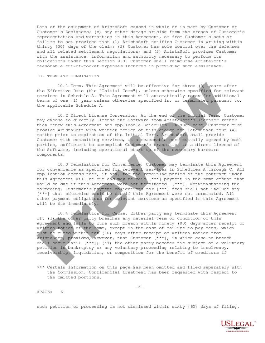Get Application Services Agreement between AristaSoft Corporation and Turnstone Systems Preview Application Services Agreement between AristaSoft Corporation and Turnstone Systems