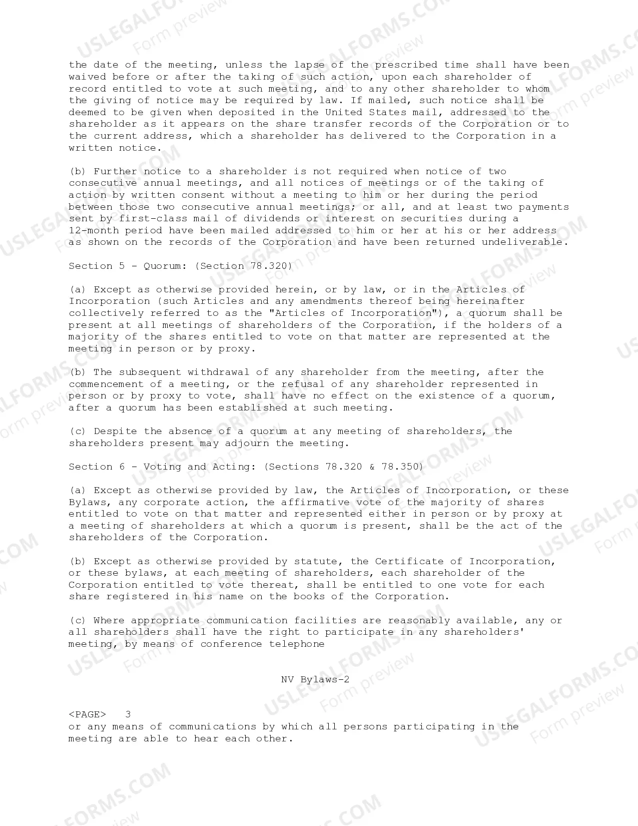 Preview Bylaws of Theatre, Inc.