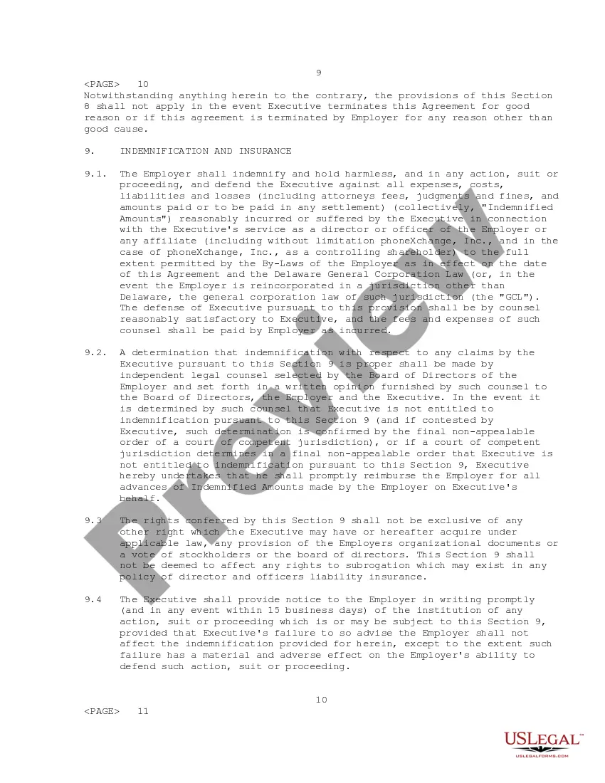 Get Sample Executive Employment Agreement for Global Access Pagers, Inc. Preview Sample Executive Employment Agreement for Global Access Pagers, Inc.