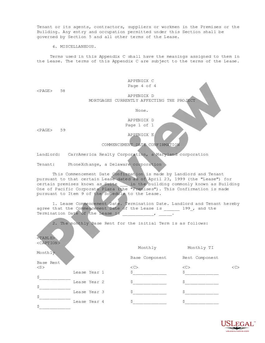 Preview Tenant Improvement Lease
