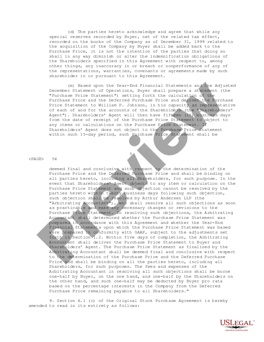 Get Sample Amendment to Stock Purchase Agreement between Wynn's International, Goshen Rubber Co., Inc., shareholders and Berkshire Taconic Community Foundation Preview Sample Amendment to Stock Purchase Agreement between Wynn's International, Goshen Rubber Co., Inc., shareholders and Berkshire Taconic Community Foundation
