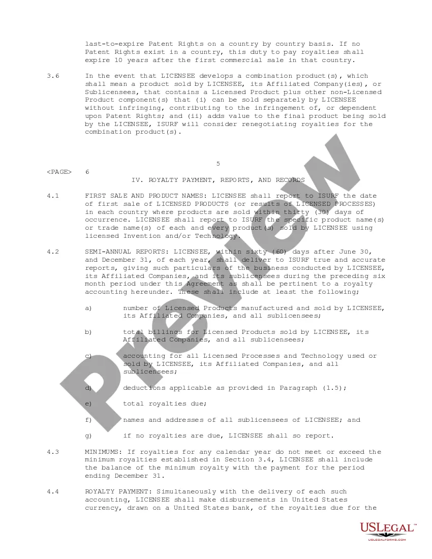 Preview Exclusive License Agreement between Iowa State University Research Foundation, Inc. and eMerge Interactive, Inc.