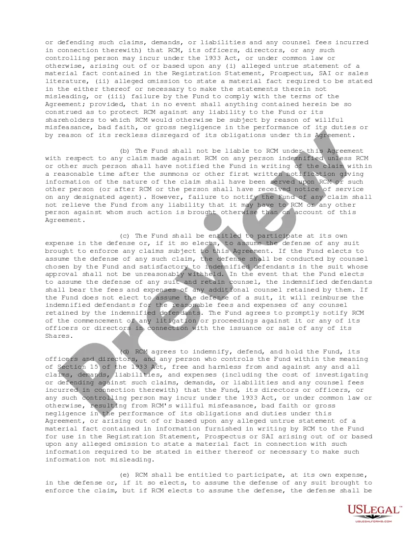 Preview Distribution Agreement between Ingenuity Capital Management, LLC and Rafferty Capital Markets