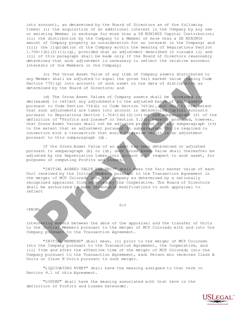 Get Operating Agreement of Minnesota Corn Processors, LLC Preview Operating Agreement of Minnesota Corn Processors, LLC