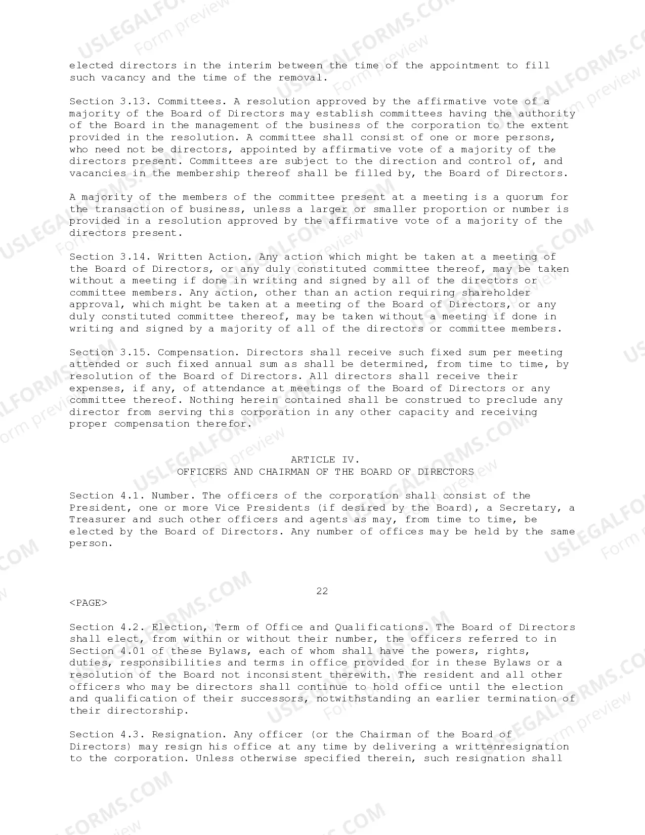 Preview Bylaws of First American Insurance Portfolios, Inc.