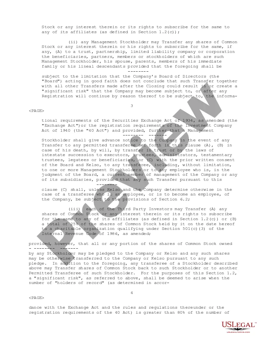 Get Stockholders Agreement between Unilab Corp., Kelso Investment Associates VI, LLP, KEP VI, LLC, EOS Partners, LP, Pequot Scout Fund, LP, and Rollover Investors Preview Stockholders Agreement between Unilab Corp., Kelso Investment Associates VI, LLP, KEP VI, LLC, EOS Partners, LP, Pequot Scout Fund, LP, and Rollover Investors