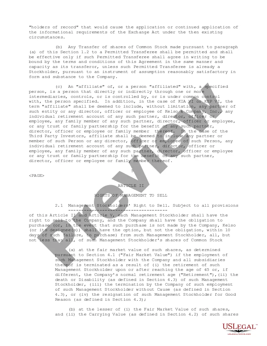 Get Stockholders Agreement between Unilab Corp., Kelso Investment Associates VI, LLP, KEP VI, LLC, EOS Partners, LP, Pequot Scout Fund, LP, and Rollover Investors Preview Stockholders Agreement between Unilab Corp., Kelso Investment Associates VI, LLP, KEP VI, LLC, EOS Partners, LP, Pequot Scout Fund, LP, and Rollover Investors