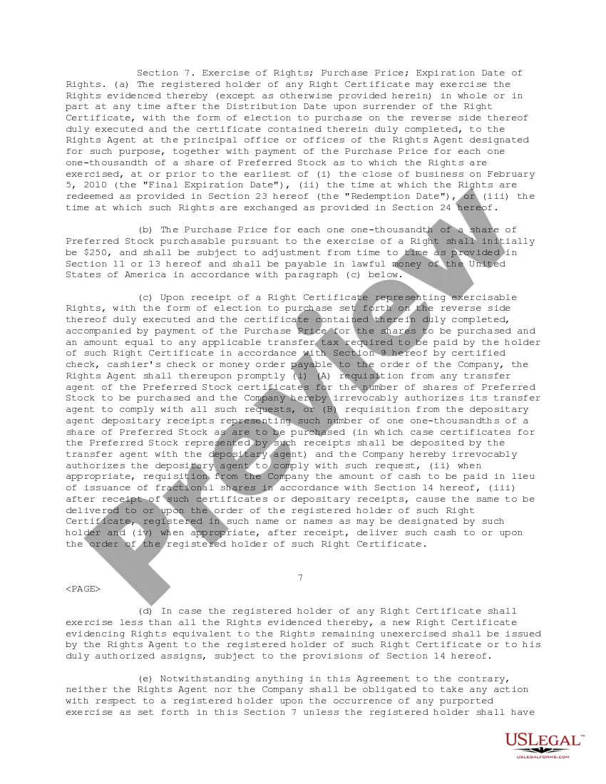 Get Rights Agreement between Monsanto Company and Equiserve Trust Company, N.A. Preview Rights Agreement between Monsanto Company and Equiserve Trust Company, N.A.
