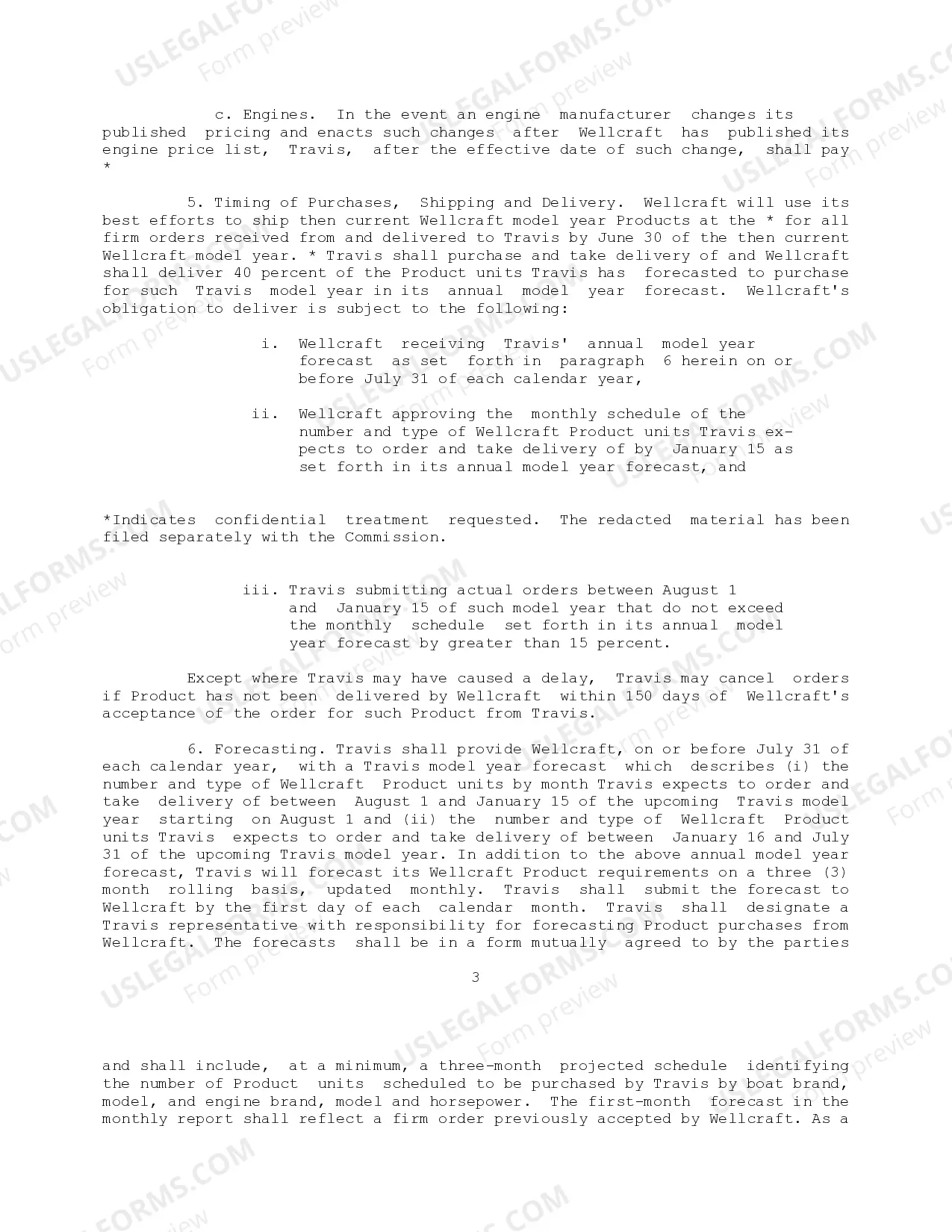 Preview Wellcraft Master Dealer Agreement