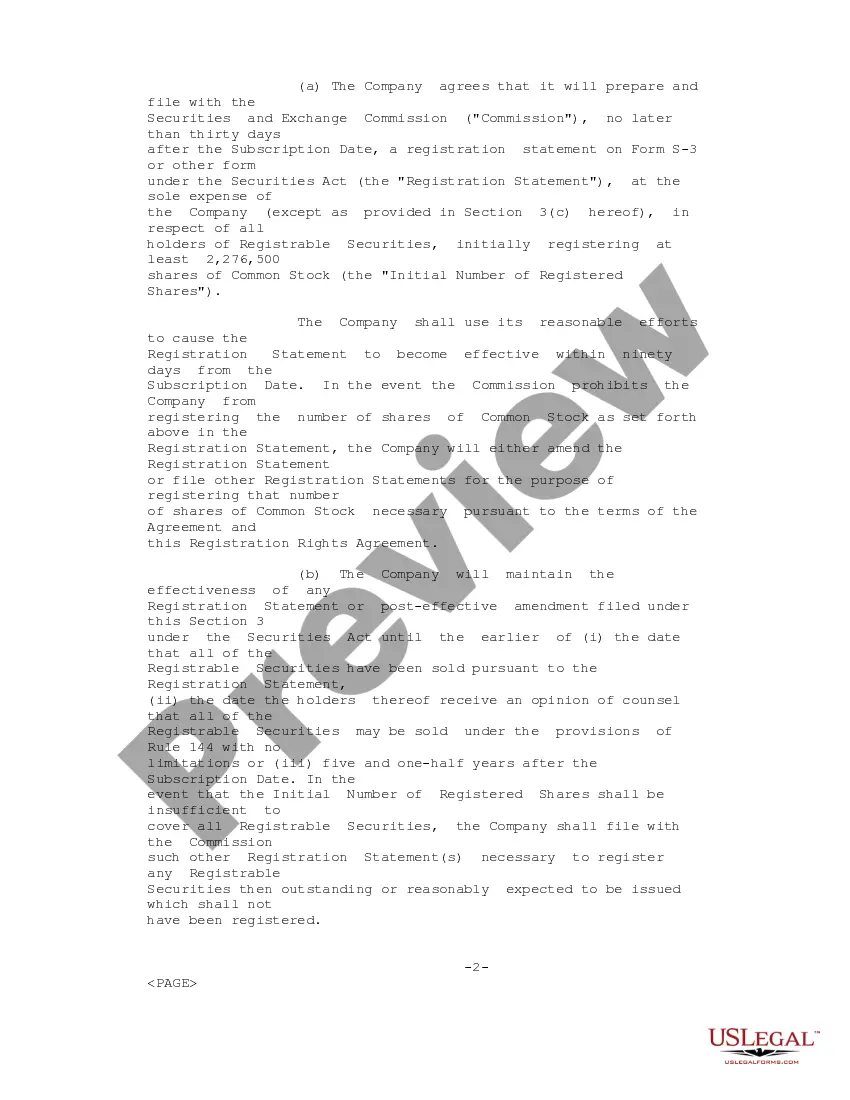 Get Registration Rights Agreement between ObjectSoft Corp. and Investors regarding sale and purchase of 6% Series G convertible preferred stocks Preview Registration Rights Agreement between ObjectSoft Corp. and Investors regarding sale and purchase of 6% Series G convertible preferred stocks