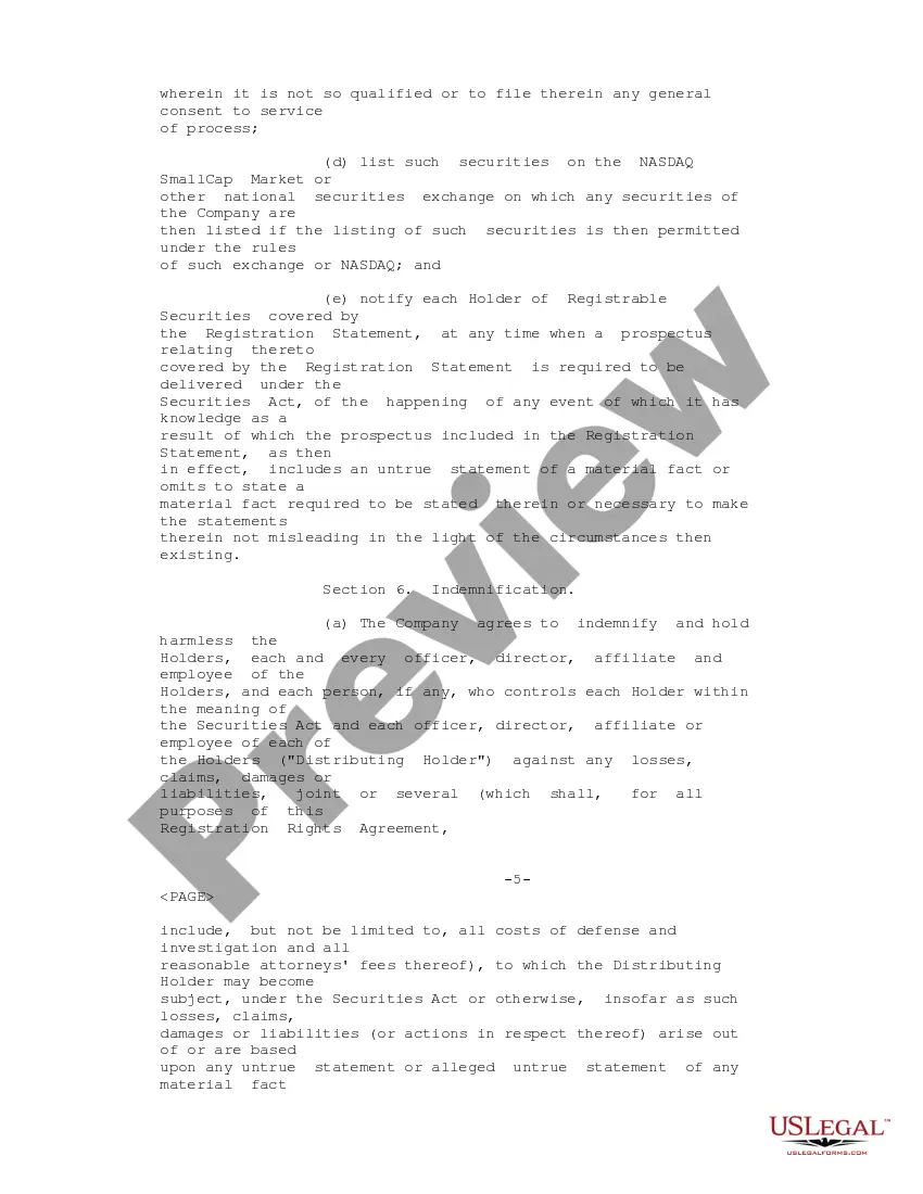 Get Registration Rights Agreement between ObjectSoft Corp. and Investors regarding sale and purchase of 6% Series G convertible preferred stocks Preview Registration Rights Agreement between ObjectSoft Corp. and Investors regarding sale and purchase of 6% Series G convertible preferred stocks