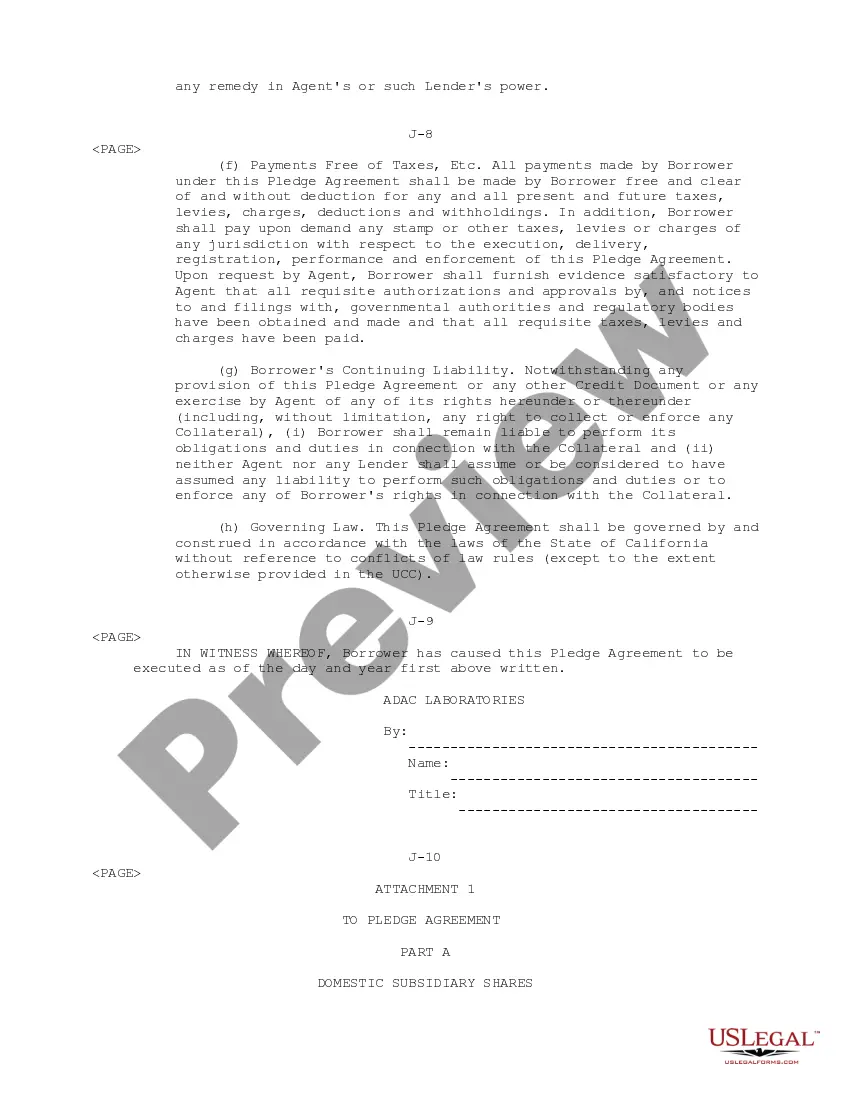 Get Pledge Agreement between ADAC Laboratories and ABN AMRO Bank, N.V. Preview Pledge Agreement between ADAC Laboratories and ABN AMRO Bank, N.V.