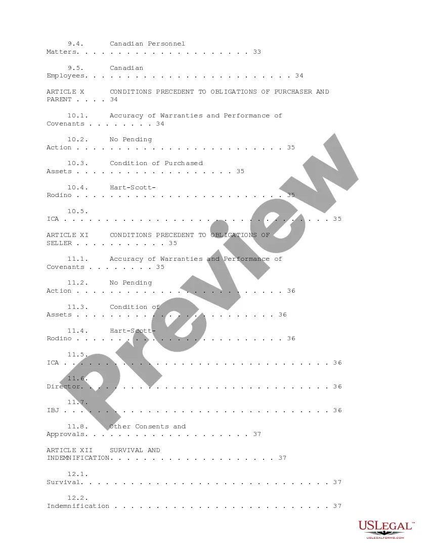Preview Sample Purchase and Sale Agreement and Sale of Assets between Moore North America, Inc., Vista DMS, Inc. and Vista Information Solutions, Inc.