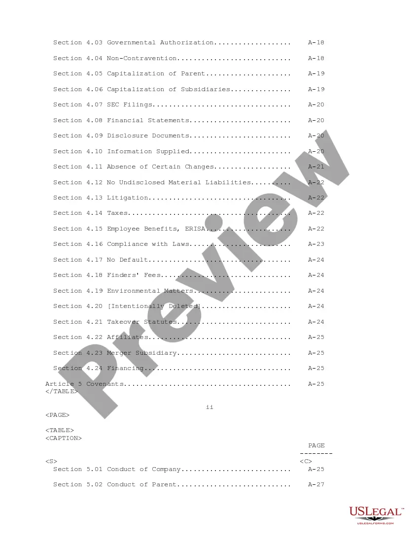 Preview Plan of Merger between Food Lion, Inc., Hannaford Brothers Company and FL Acquisition Sub, Inc.