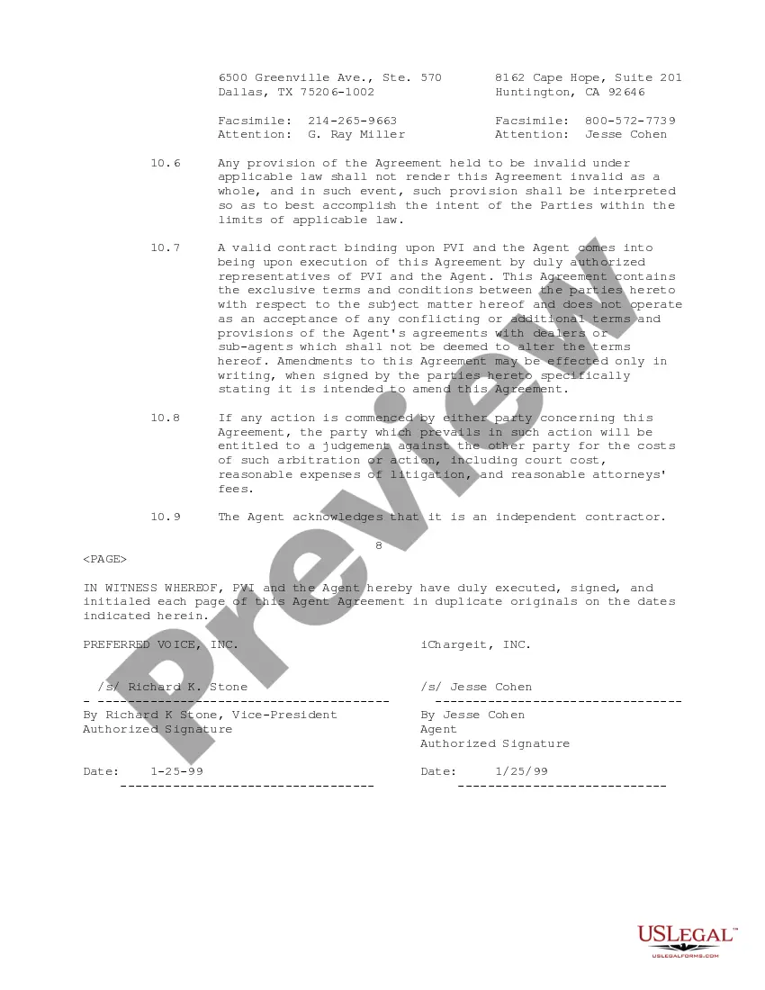 Get Agent Agreement Preview Agent Agreement